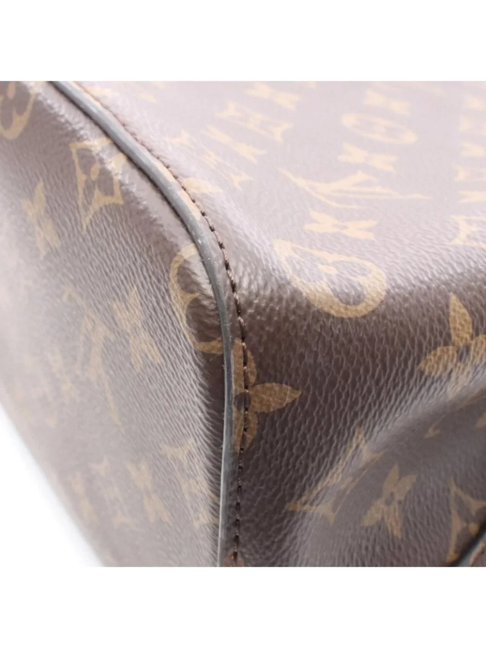 Louis Vuitton Shoulder Bag Neo Noe Coquelicot Canvas Leather
